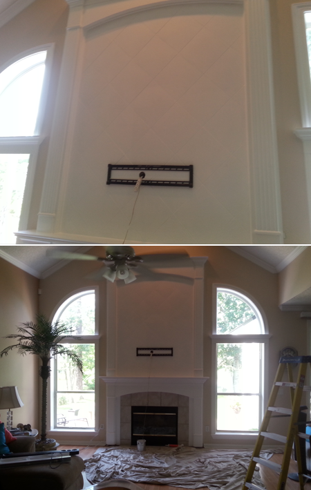 New Mantel in a Nice House in Jacksonville, FL New Mantel in a Nice House in Jacksonville, FL